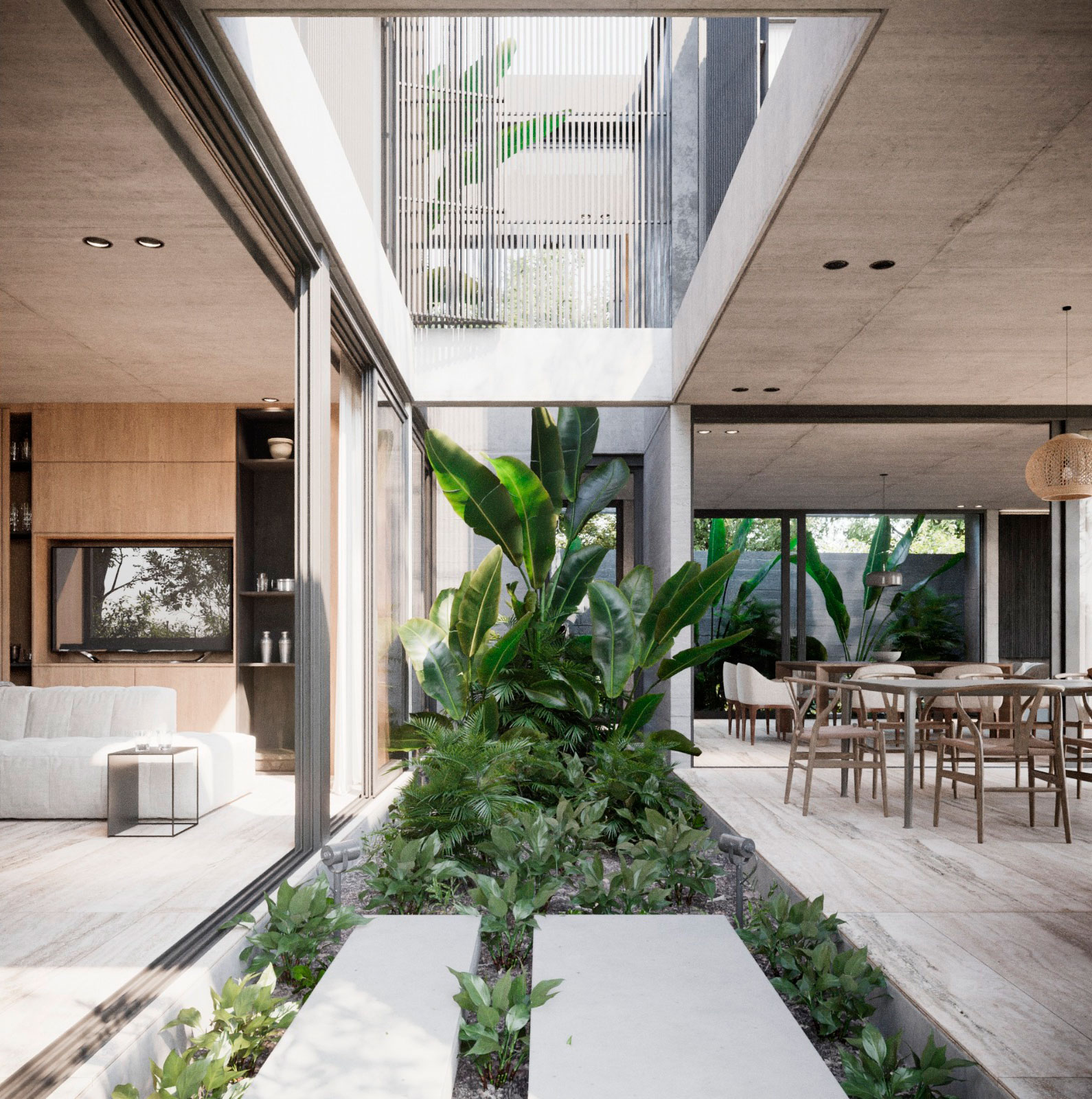 Casa GC - DIPA Arquitectos - CARPEAL Haus - Renders: TABARQ Casa GC - DIPA Arquitectos - CARPEAL Haus - Renders: TABARQ